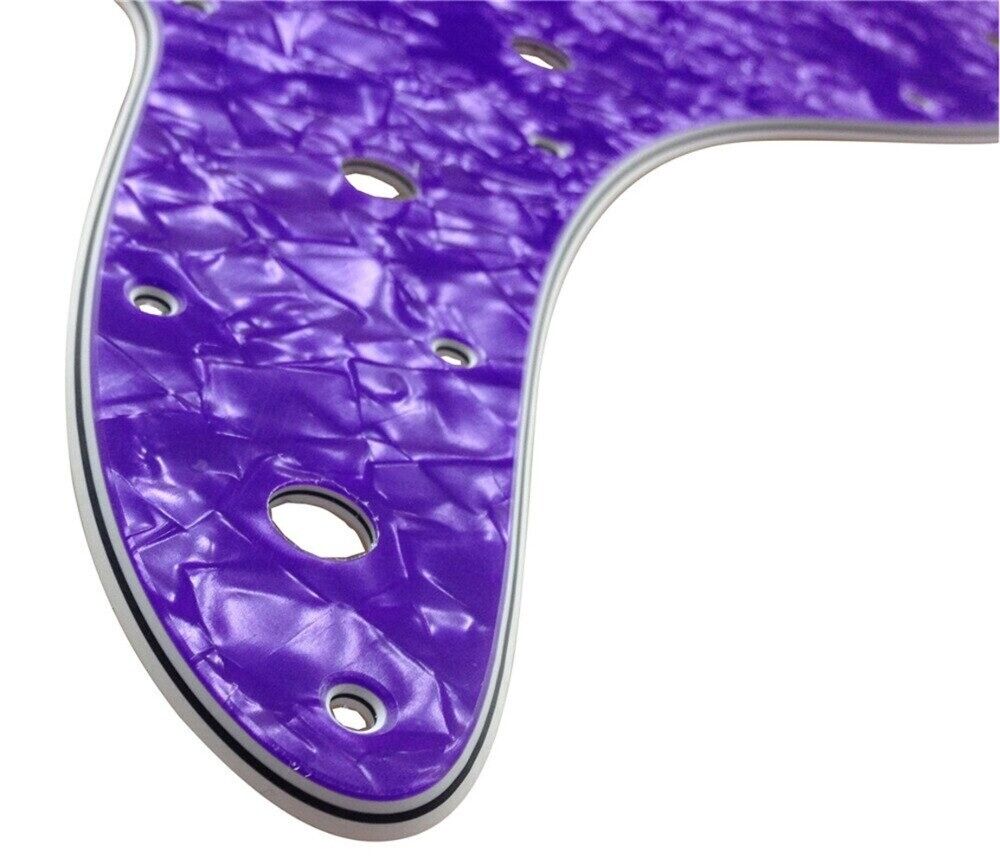 Guitar Scratch Plate Pickguard in Pearl Purple Fit Fender Jazzmaster