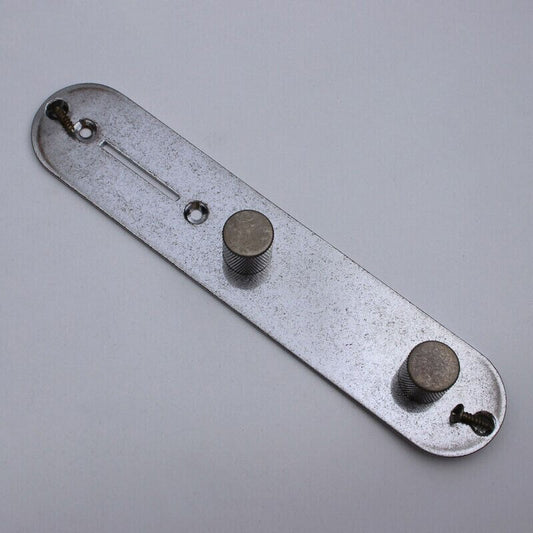 Guitar Aged Silver Control Plate with Control Knobs Fit Telecaster Tele