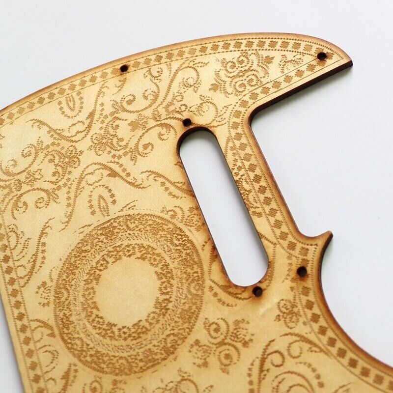 Carved TL Guitar Maple Wood Pickguard Plate Fit Telecaster