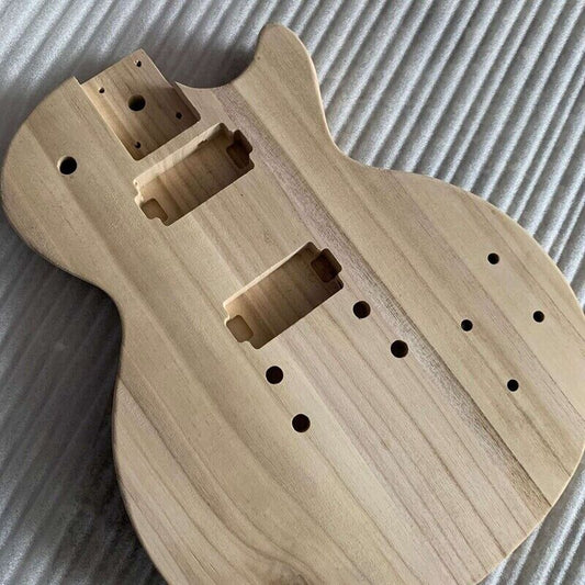 Unfinished Candlenut Wood Guitar Body Fit LP Les Paul