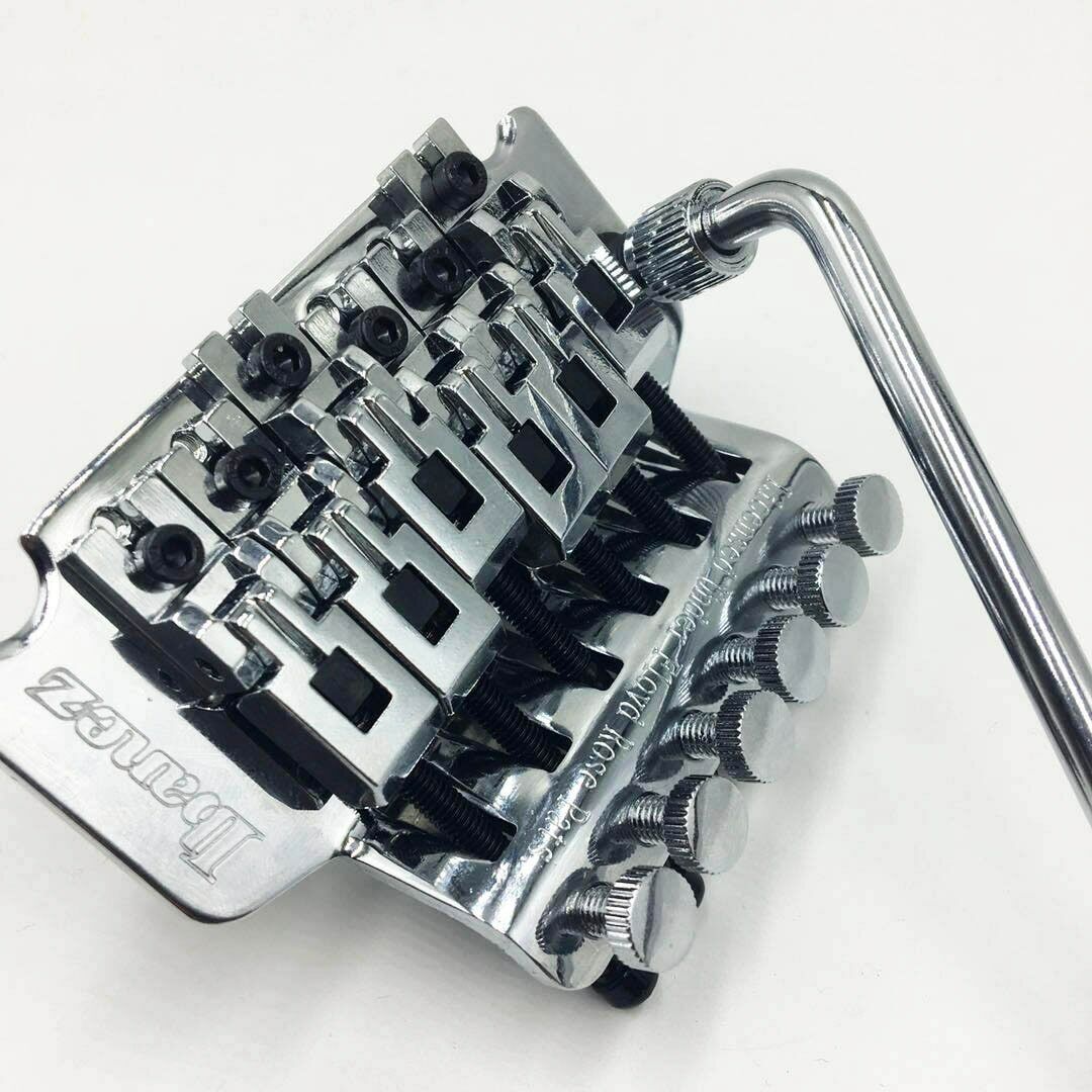 Ibanez Guitar Lice Floyd Rose Tremolo Bridge Set In Chrome For Ibanez Guitars