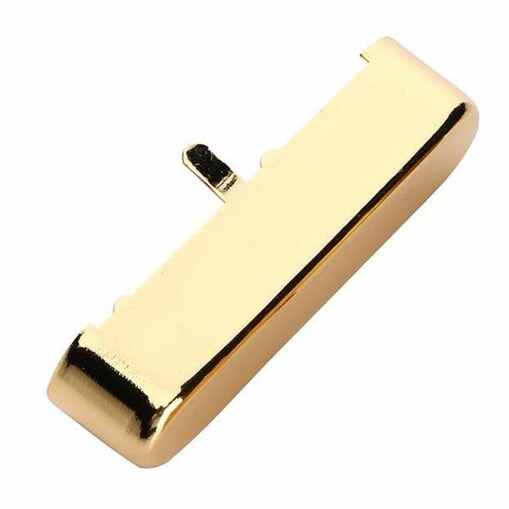 1Pcs Guitar Single Coil Neck Pickup Cover Gold/Chrome For Fender Telecaster Tele