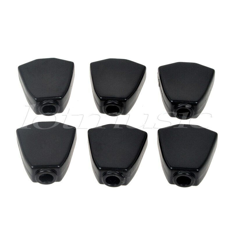 Black Guitar Tuning Pegs Tulip Buttons Knobs Fit Greco,Edwards,Gibson,Epiphone