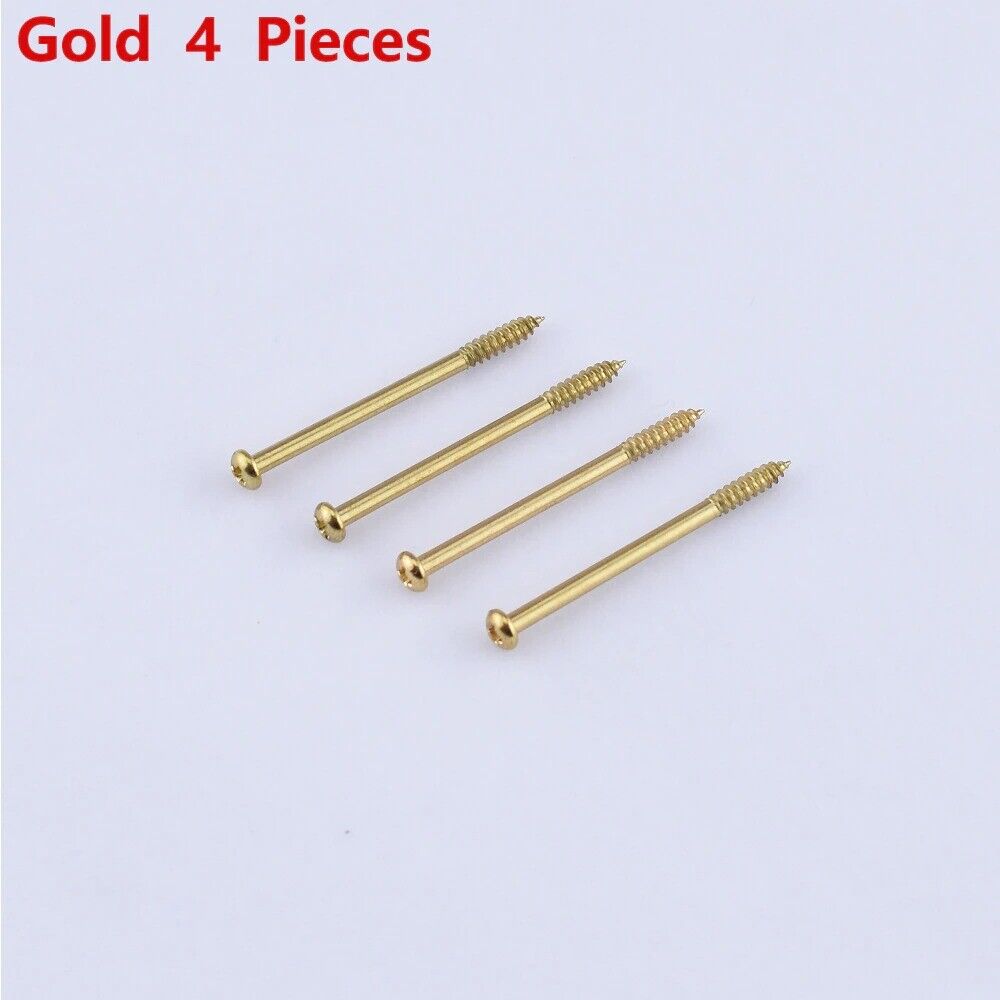 4pcs Bass Guitar P90s Pickup Screws Set For Peavey,Schecter,Washburn,Ibanez,Dean