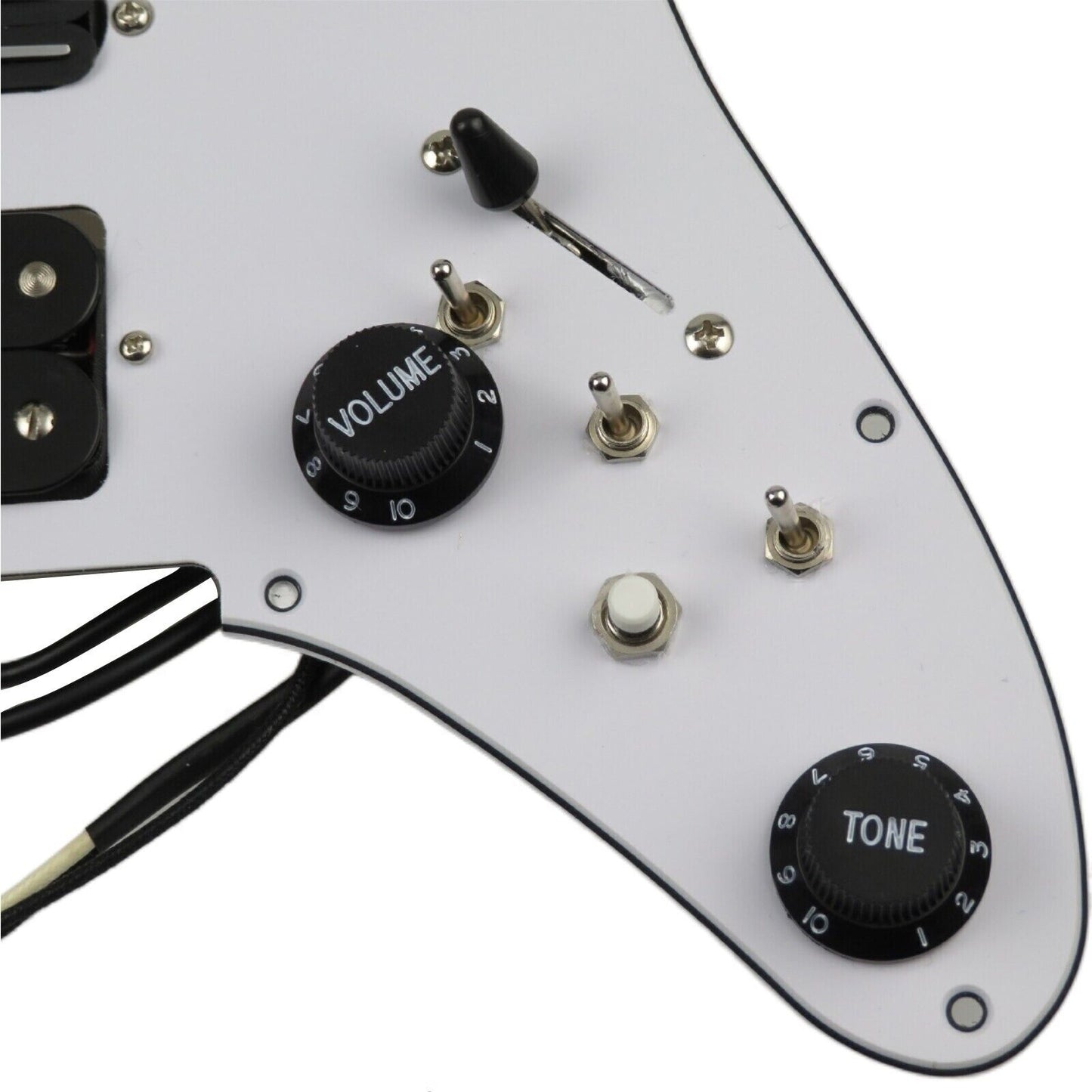 1 Set Prewired Loaded Pickguard HSH Multi Tone Switches Fit Ibanez RG