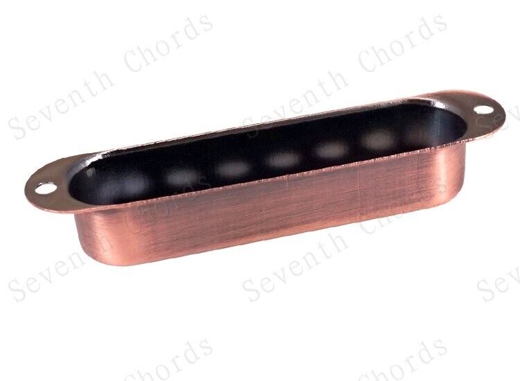 3pcs Guitar Single Coil Pickups Covers in Red Bronze Fit Fender Strat ST