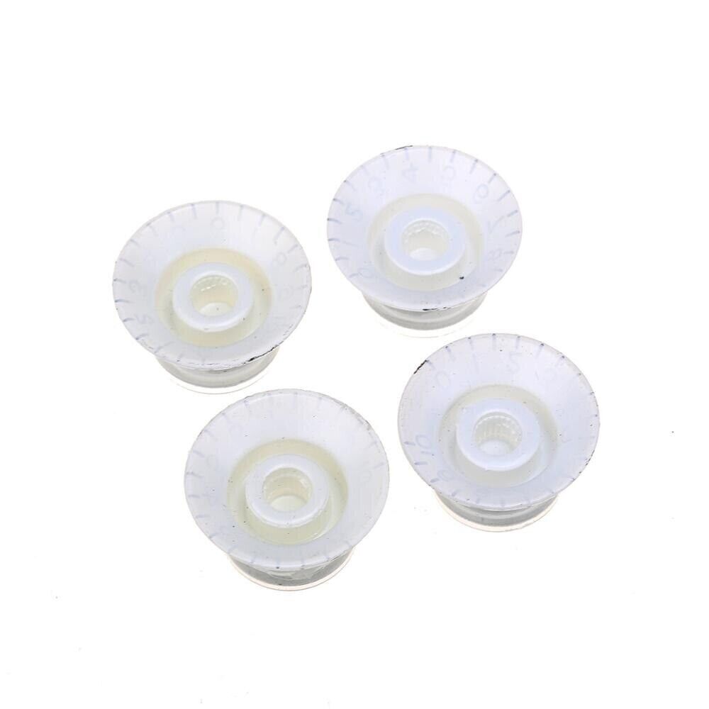 White Top Hat Guitar Tone and Volume Control Knobs Fit Gibson Les Paul SG ES