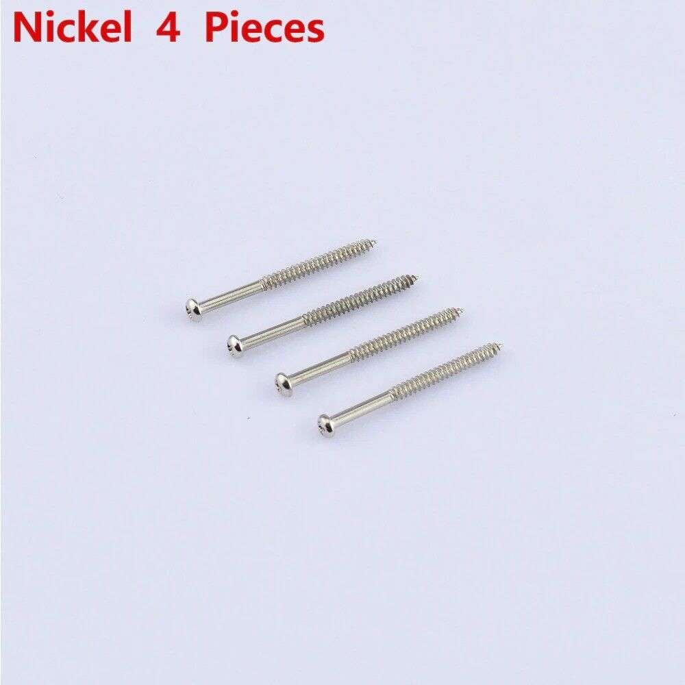 4pcs Bass Guitar P90s Pickup Screws Set For Peavey,Schecter,Washburn,Ibanez,Dean