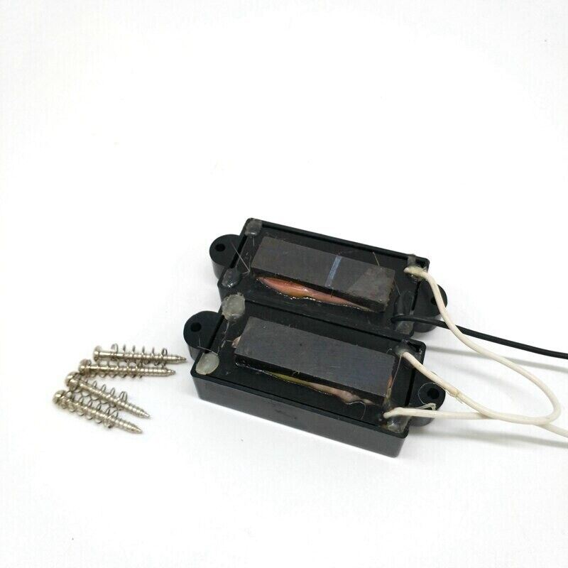 1 Set 4 String Electric Bass Guitar Pickups with Wiring Harness