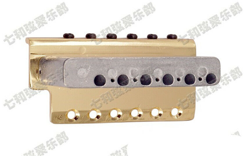 Gold Lefty Guitar Tremolo Bridge System Set Fit Fender Stratocaster ST