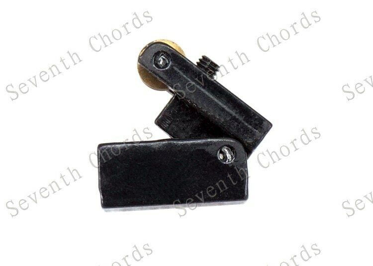 6pcs Black Headless Guitar Tremolo Saddles Fit Kiesel,Steinberger,Mayones,Hohner