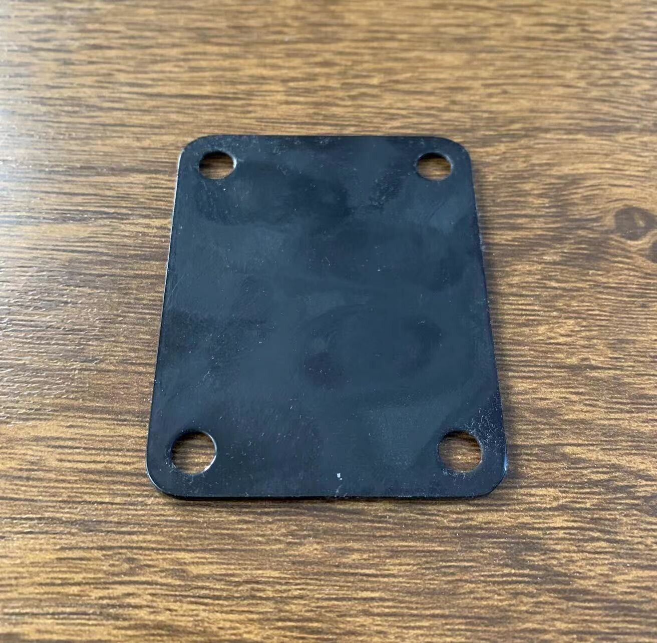 Black Ibanez Guitar and Bass Neck Plate with Mounting Screws