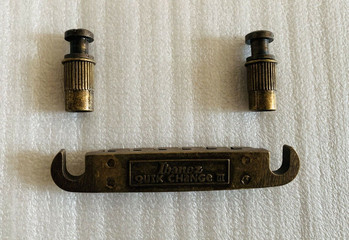 Antique Gold Ibanez Guitar QuickChange III Tailpiece Fit Ibanez AGS,ART,AX,AM,AS