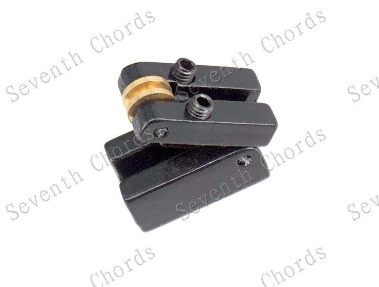 6pcs Black Headless Guitar Tremolo Saddles Fit Kiesel,Steinberger,Mayones,Hohner