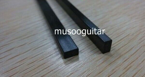 Set of 2Pcs Guitar Carbon Fiber Neck Rods Measured 4mmX7mmX600mm