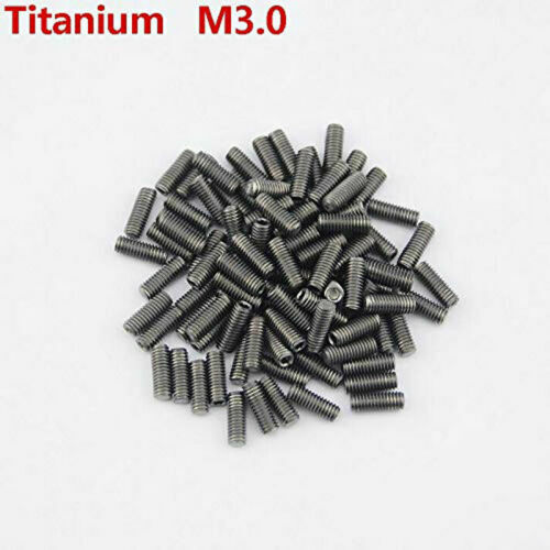 12x Titanium Guitar Bridge Tremolo Saddle Screws Fit Ibanez,Schecter,Cort,ESP