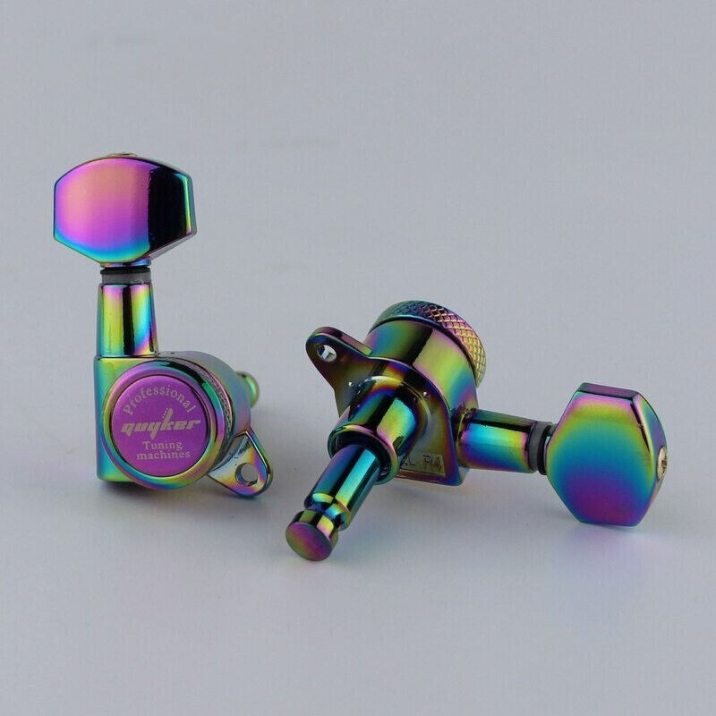 Rainbow Finish Guitar R6 Lock Tuning Pegs Fit Kramer,Washburn,Dean,Fender,ESP