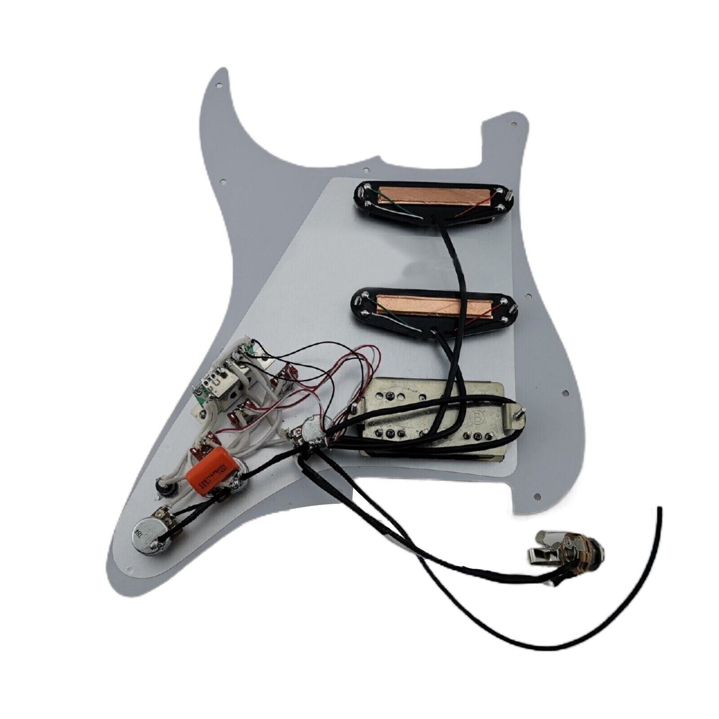 SSH Guitar Multifunction Loaded Prewired Pickguard HSS Fit Strat ST
