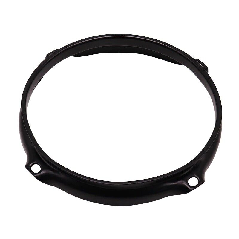 Black 8 Inch Snare Drum 4 Holes Hoop Rim