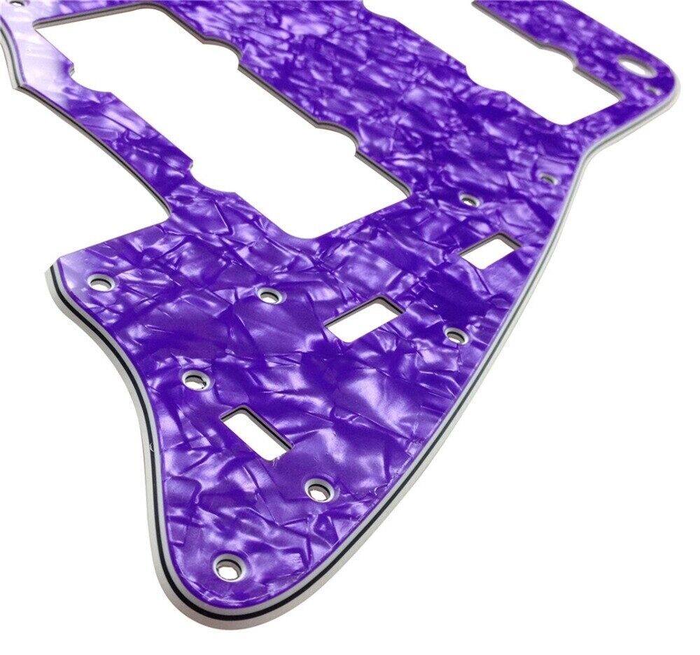 Guitar Scratch Plate Pickguard in Pearl Purple Fit Fender Jazzmaster