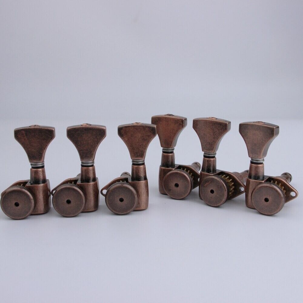 Bronze 3x3 Locking Guitar Tuning Keys Pegs Fit D'Angelico,Epiphone,Ibanez,Cort