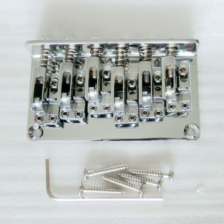 12 String Electric Guitar Fixed Bridge in Chrome Fit Fender Strat ST