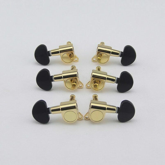 Gold 3R3L Tuning Pegs Machine Heads Fit Washburn,Takamine,Collings,Epiphone,Cort