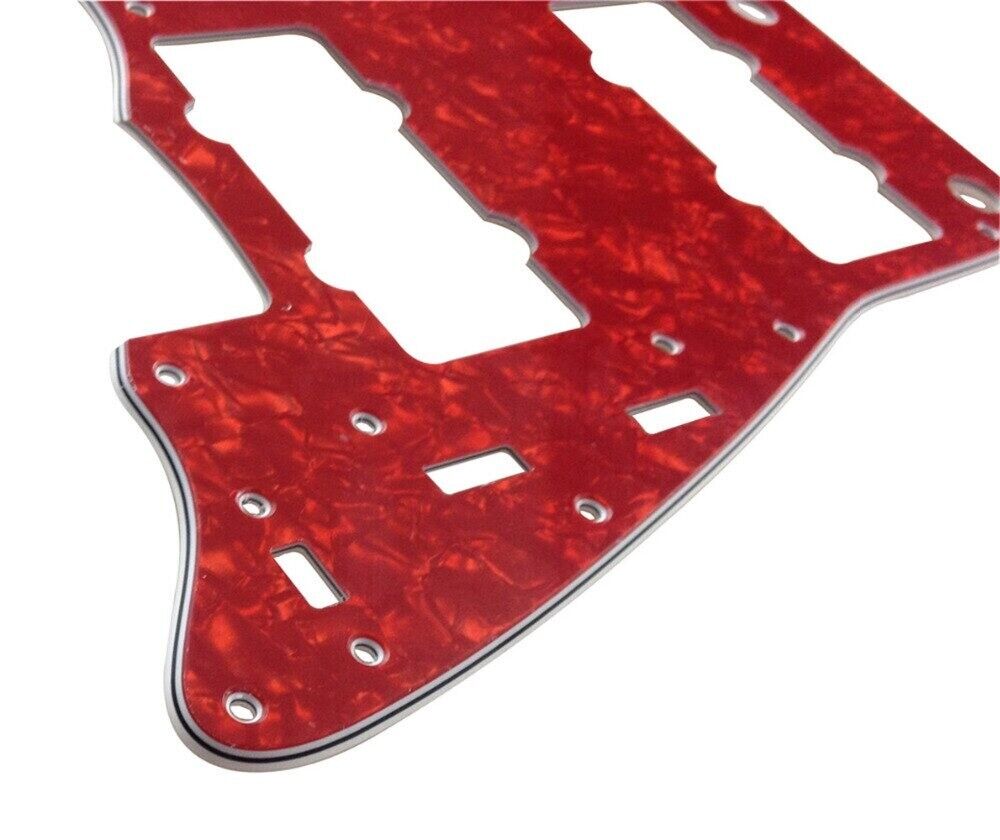 Red Pearl Guitar Scratch Plate Pickguard Fit Jazzmaster