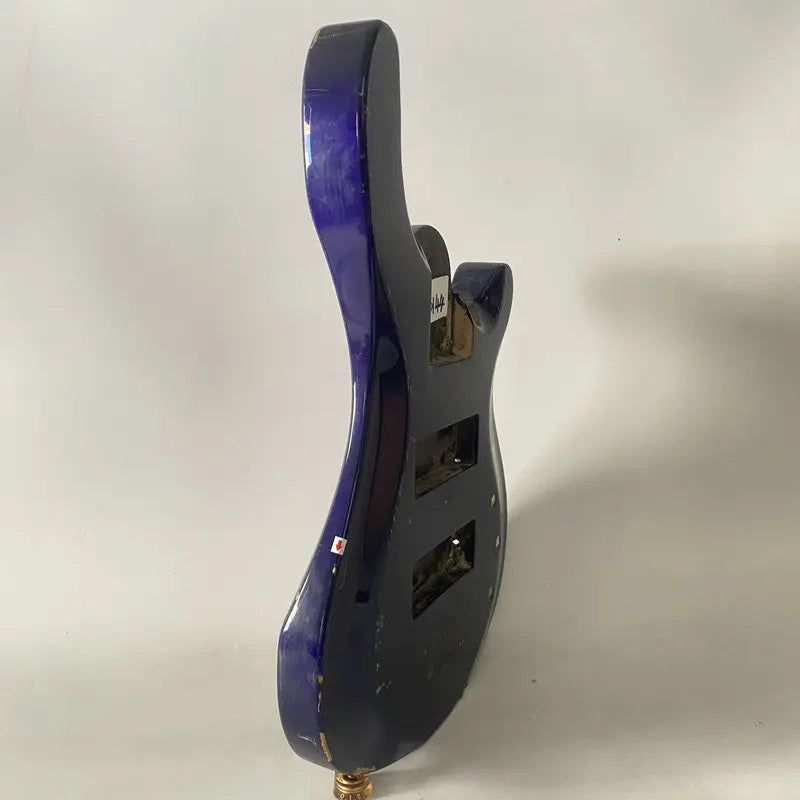 Blue 5 String Electric Bass Guitar Body DIY Project