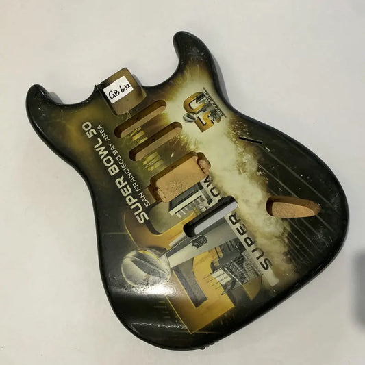 HSS Super Bowl 50 Signature Guitar DIY Project Body