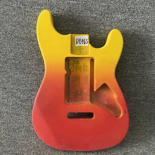 Yellow Red Stratocaster Strat Style Guitar Body