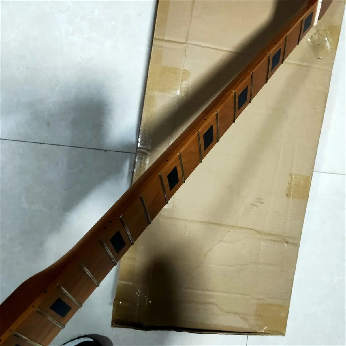 Roasted Maple Wood 4 String Bass Neck For Jazz Bass