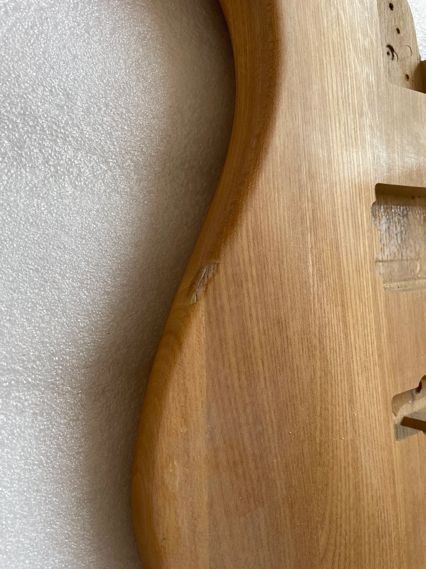 4 String Ash Wood Bass Guitar Body DIY Project