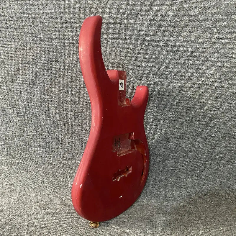 Red 4 String Electric Bass Guitar Basswood Body