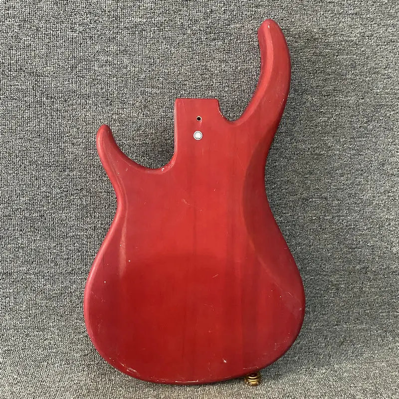 Red 4 String Electric Bass Guitar Basswood Body